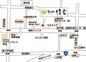 和戸店の地図