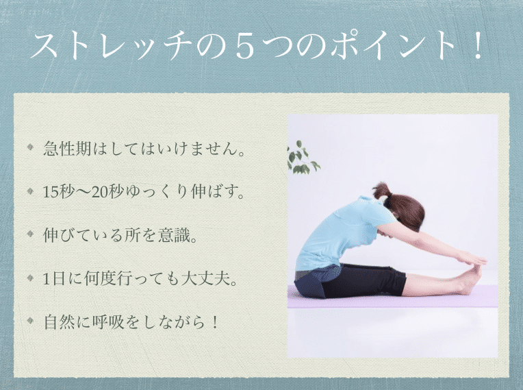 腰痛に効果的なストレッチを紹介 簡単9種類 山梨県甲府市の 整体院 整骨院信玄 腰 膝 肩痛に人気